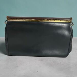 Vintage Lesco Genuine Leather Lucite Purse